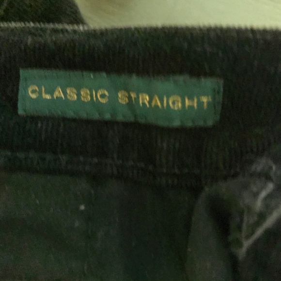 LRL Classic Straight stretch corduroy black jeans - Picture 14 of 15